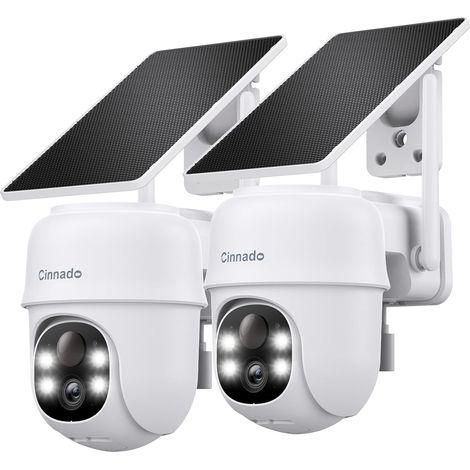 2K Camera Exterieur sans Fil Solaire - 3MP Caméra de Surveillance Extérieur, WiFi 2.4 G, Détection Humaine IA, Vision Nocturne (1/5)