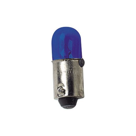 12V Lampada micro - (T4W) - 4W - BA9s - 2 pz - D/Blister - Blu (1/4)