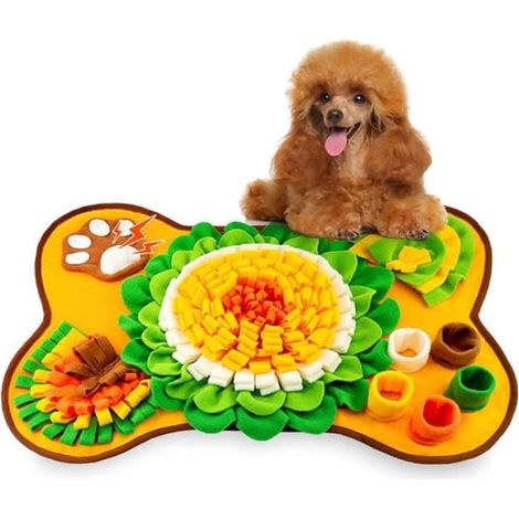 KLVGTIFS PU - Tapis de Fouille - Pliable - Antidérapant - 64x43 cm - Pour Chiens Adultes (1/4)
