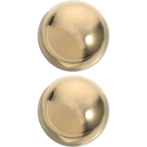 Boule Décorative Orb en Laiton Doré 40mm, Lot de 2 pour Table (1/5)