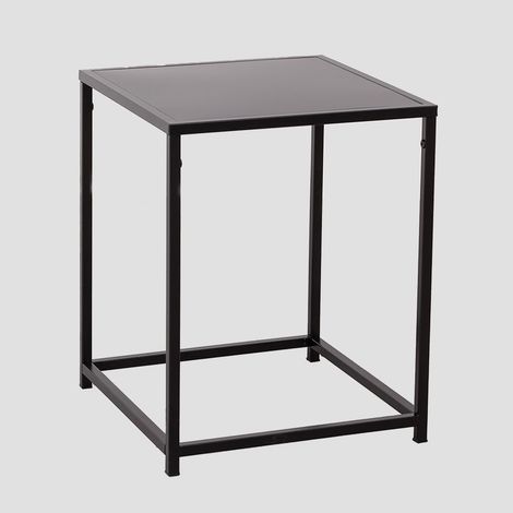 Tavolino quadrato 40x40 cm in acciaio Thura SKLUM
