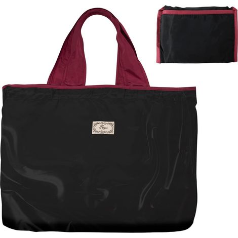 Long Keeper Sac de Courses Pliable Pochette Grand Sacs à Provisions Réutilisables Shopping Bag Pochette avec Cordon Sac d'Épicerie Lavable pour Shopping Voyage (1/5)