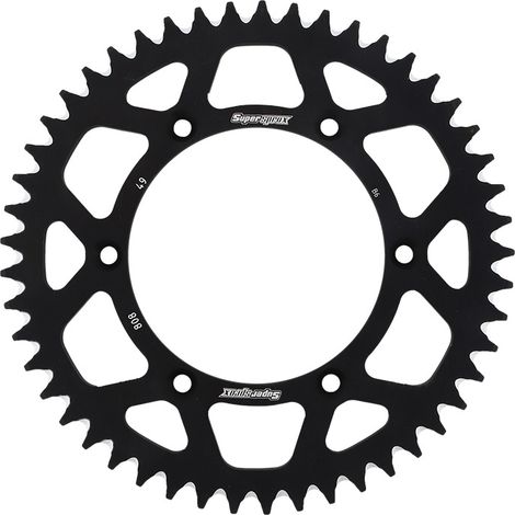 Couronne arrière en aluminium noir Prox Suzuki RM/RMZ JTR808.49 - Qualité durable