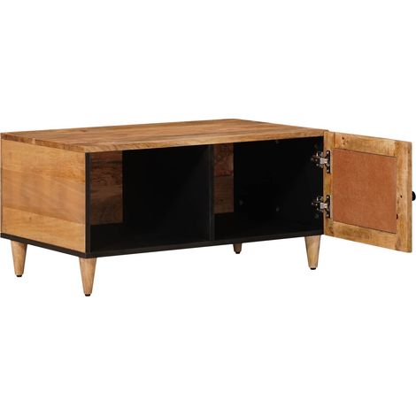 Table basse Table de salon simple - Naturel 80 x 50 x 40 cm Bois de mangue massif fr36180 (1/5)