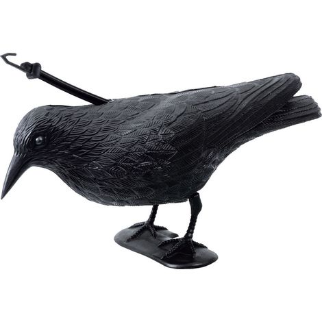 Gartendekoration Stocker crow realistisches wetterfestes Design