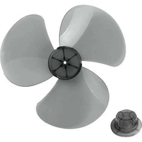 Fan Blade - Diameter 300 Mm - Center Hole 8 Mm - Transparent PP - Non Brand Specific - Standard Mounting - For 12 Inch Fan - Pack Of 1 (1/5)