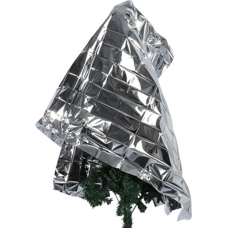 Film réfléchissant argenté pour plantes (210 x 155 cm) - Accessoires pour lampes de croissance pour jardin, serre et serre (1/5)