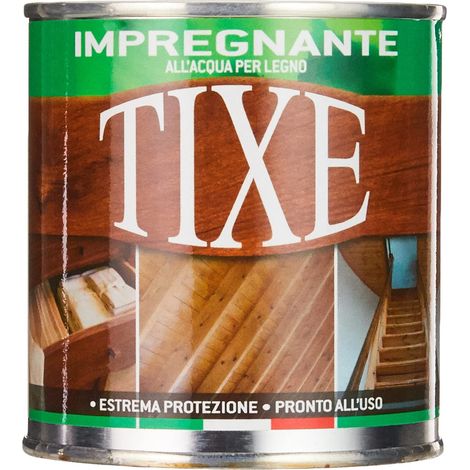 Tixe 250ml impregnante all'acqua noce chiaro - per esterni ed interni (1/4)
