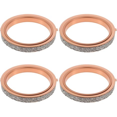 Lot de 4 joints d'échappement en cuivre et fibre de moto 32 x 42 x 5 mm 14181-18C00 compatibles avec GSXR750 GSXR1100 (1/5)