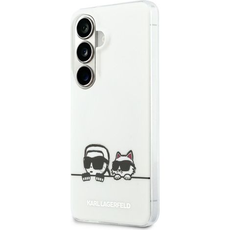 Karl Lagerfeld IML Peekaboo Karl&Choupette MagSafe Hülle für Samsung Galaxy S26 Plus Transparent (1/5)
