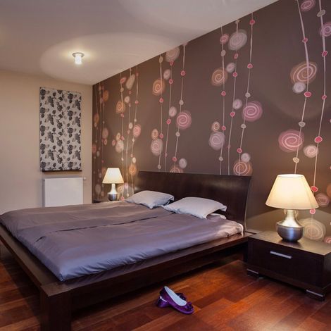Papier peint motif : roses abstraites - 250 x 193 cm (1/4)