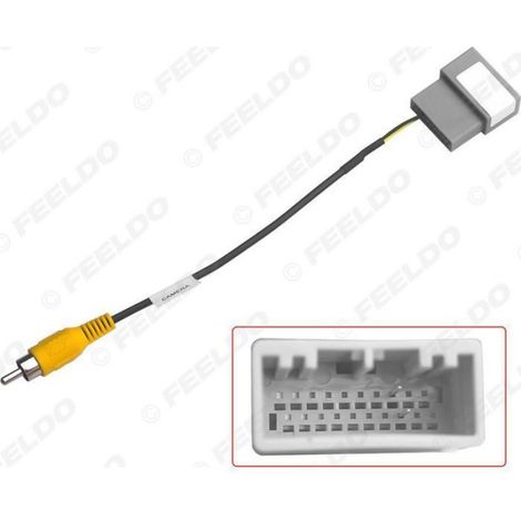 Câble Adaptateur Camera De Recul - 20 Broches - Universel Pour Voiture Et Camion - 1 Pièce (1/5)