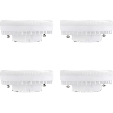 Lot de 4 spots LED GX53 9 W blanc chaud 3000 K, 900 lm, 230 V CA, équivalent CFL GX53 15 (1/5)