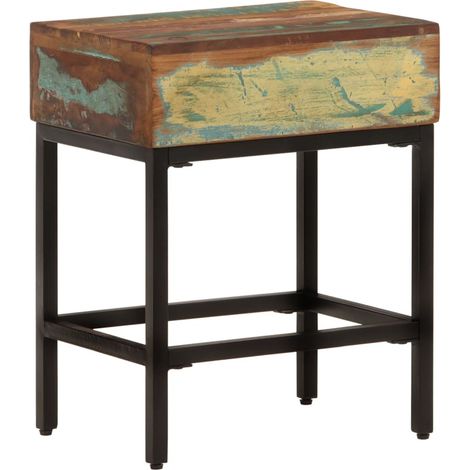 Side Table 40x30x51 cm Solid Wood Reclaimed vidaXL (1/5)