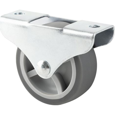50-mm-Möbelrolle mit festem Sitz und weichem Reifen SANS MARQUE