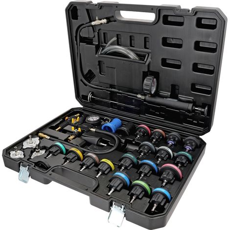 KS Tools COMPETITION Kühlsystem-Diagnose-Satz, 27-tlg.