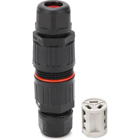 Drahtverbinder IP68 wasserdicht PA66 flammhemmend Draht zu Draht Lampenzubehör CDF-200/3 (3-polig, Schraubanschluss)