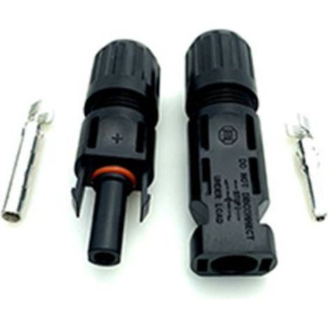 PVS-CON-PV004-SET: Satz Solarsteckverbinder, Stecker + Buchse, MC4-kompatibel