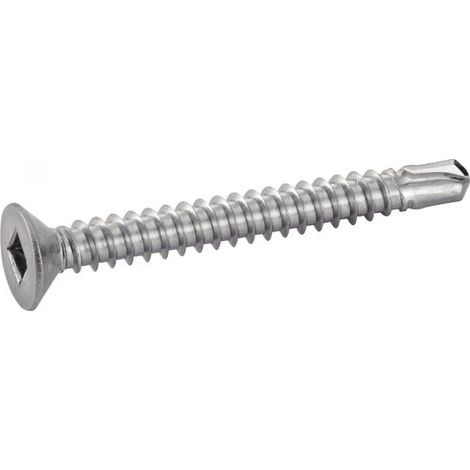 Vis autoperceuse tête fraisée carrée inox A2 DIN 7504 O 4.2X16 boîte de 200 - ACTON - 624334,2X16