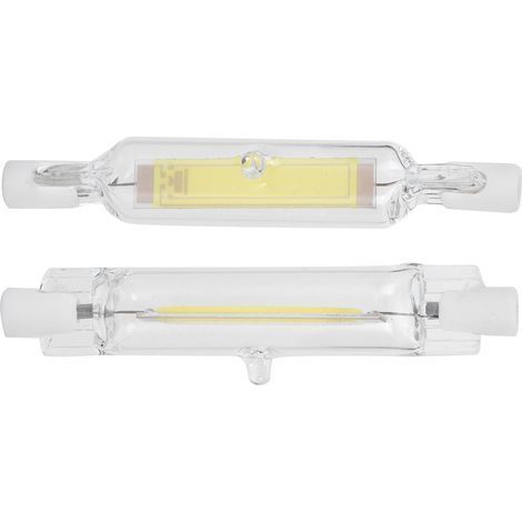 R7S COB-Lampenset, 5 W, 78 mm, hohe Helligkeit, beidseitige Lichtquelle, Zubehör, 230 V, Kaltweiß 6000 K (1/5)