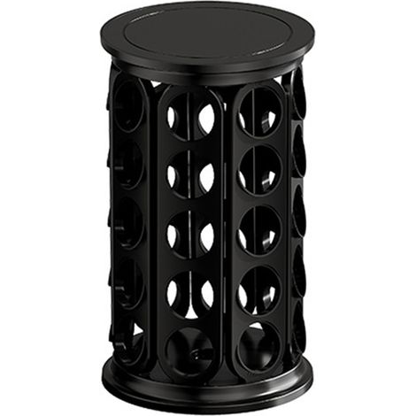 Carrousel de Rangement Capsules Café 40 Places Noir Rotatif 360° Organisateur Compact pour Cuisine Bureau Compatible Toutes Marques (1/5)