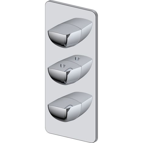 RAK Moon Concealed Triple Control Shower Valve - RAKMOO3204C
