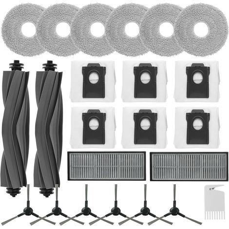 Set di 23 accessori compatibili con l'aspirapolvere robot Dreame L10s Pro Ultra Heat: spazzole, filtri, panni per la pulizia. (1/4)