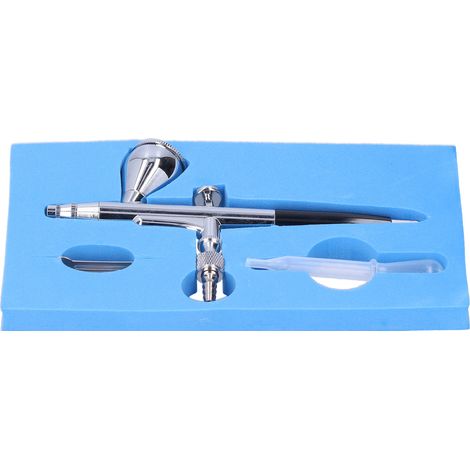 Kit pistolet à peinture aérographe G1/8, ensemble d'art pour la peinture, le modélisme et la décoration intérieure, noir (1/5)