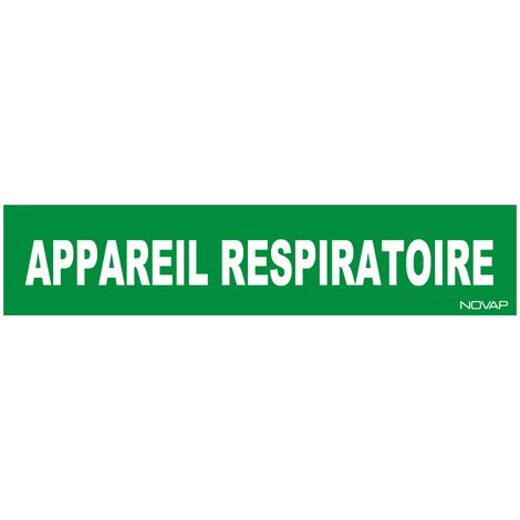 Panneau Appareil respiratoire - Rigide 330x75mm - 4120034