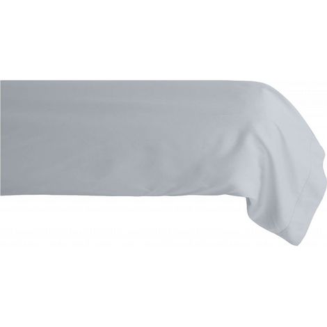 Taie de traversin percale pur coton peigné longues fibres 80 fils/cm² Vent du sud - Neige - 43 x 195 cm