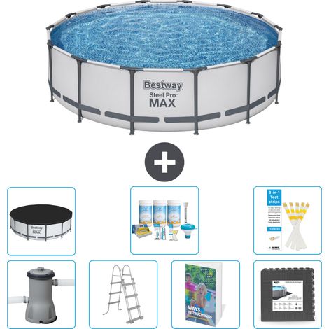 Bestway Steel Pro MAX Rund - 427x122 cm - 8-teilig S581
