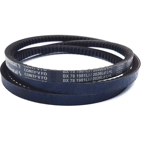 Courroie type trapézoïdale crantée BX78