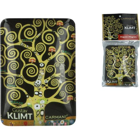 Carmani, imán de nevera - Gustav Klimt/Árbol (1/3)