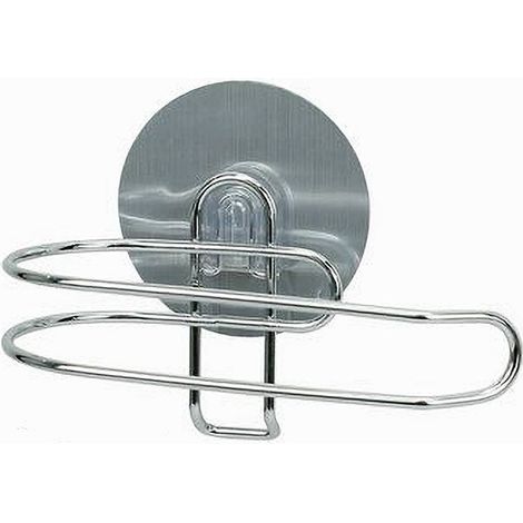 TRADE SHOP - Porta Rotolo Carta Igienica Montaggio A Parete Con Biadesivo Arredo Bagno 79837 - (1/2)