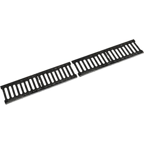 GRIGLIA GHISA PER CANALETTA 'TOP' C250 - cm 50 x 12,6 x H. 3,2