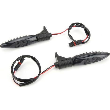 Paire de clignotants avant LED de remplacement 12V pour S1000RR R1200GS F800GS, lentille noire. (1/4)