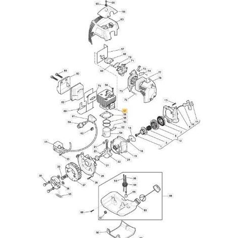 CILINDRO 1E34F-E-1 -RICARICA ORIGINALE STIGA - 123071013/0