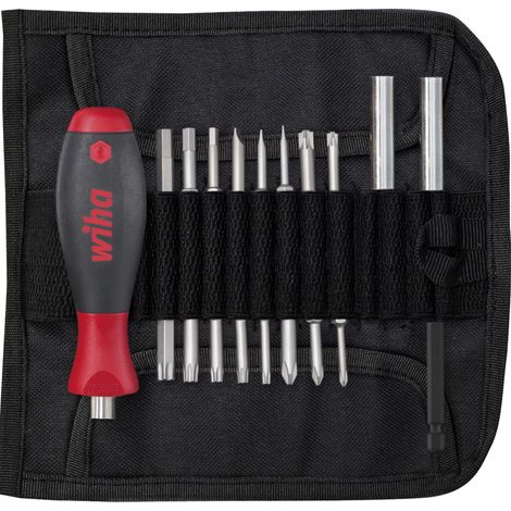 Wiha Bit Set Montage 20-tlg. inkl. Rolltasche (44576)