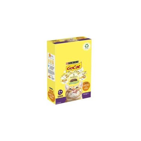 Go-Cat Senior with Chicken  Turkey and Vegetables Dry Cat Fo - 748614