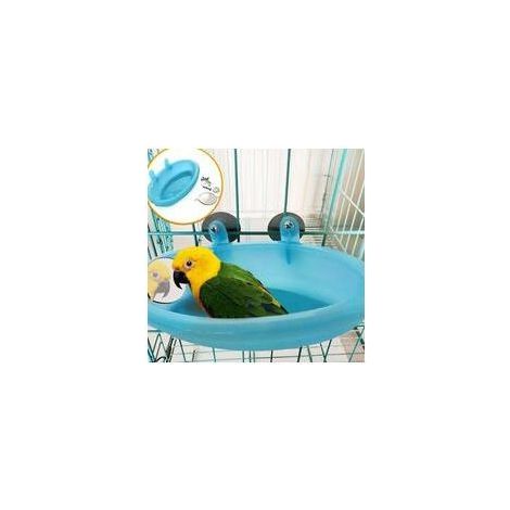 Parrot bathtub with mirror - Birdcage accessories - Shower box - Birdcage - Birdcage toy (1/5)