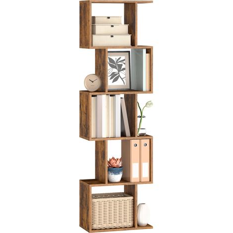 Bibliothèque, Étagère à 5 Niveaux, Meuble de Rangement (1/5)