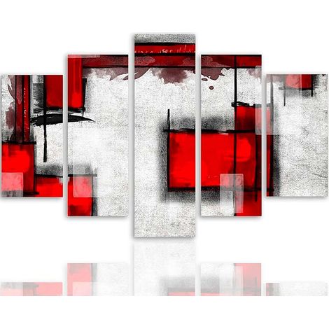 Tableau abstraction géométrique 5 - 200 x 100 cm (1/5)