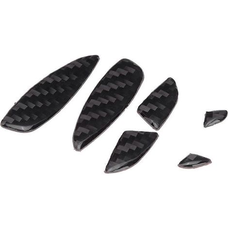Ensemble de 6 baguettes de finition en fibre de carbone pour boutons de réglage de siège, compatibles avec Mercedes-Benz Classe C W205 (2016–2019) (1/5)