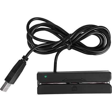 Credit card reader, MSR90 bidirectional scanning USB encoder reader for Plug and Play bank loyalty device door entry systems (1/5)