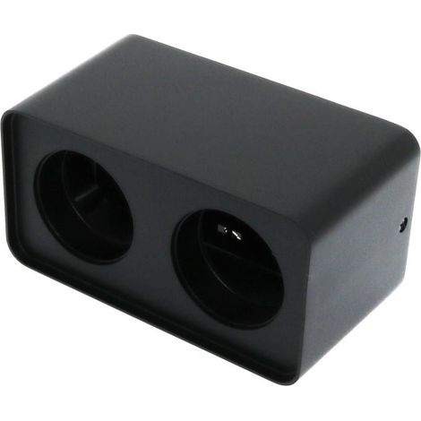 IluminaShop - Aro de Superficie Negro Para 2 Modulos 10W Serie Cobfix (1/3)