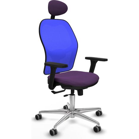 Silla de oficina piqueras y crespo Jorquera azul espuma gruesa (1/2)