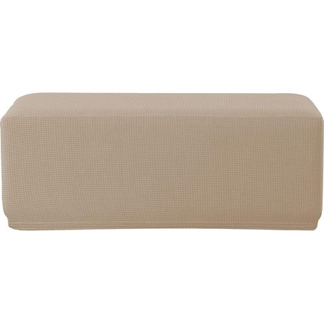 1 Housse De Pouf, Tissu Extensible Jacquard, Protection Contre Taches, Pour Salon Et Chambre