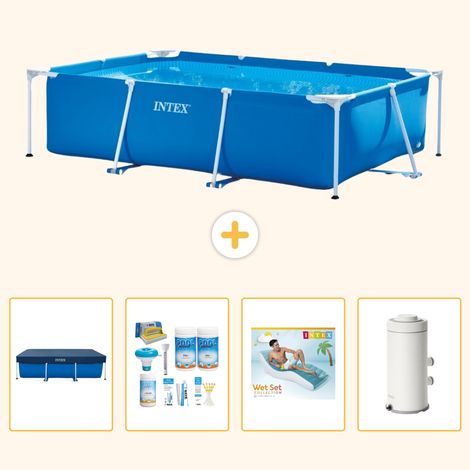 Intex Piscine Tubulaire Rectangulaire - 300x200x75 cm - 5-pièces S161 (1/5)