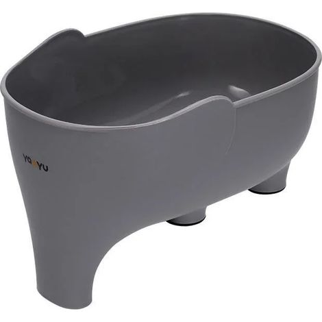 (Gris) Panier de vidange pour évier de cuisine, filtre à déchets, paniers à légumes suspendus en forme d'éléphant, égouttoir à linge, étagère de rangement (1/5)