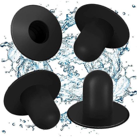4 Pack Pool Wall Plugs - Above Ground Swimming Pool Replacement Parts, Filter Pump Strainer Hole Plug Stopper for Intex & Bestway Pools (1/5)